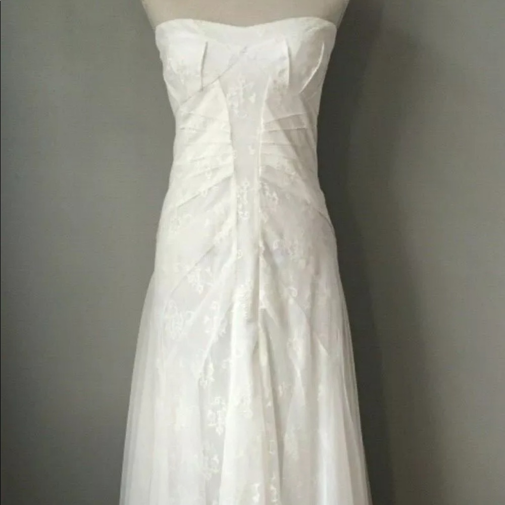 BCBG MAX AZRIA white dress